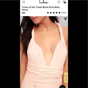 NWT - Lulus “Tricks Of The Trade” Maxi Dress